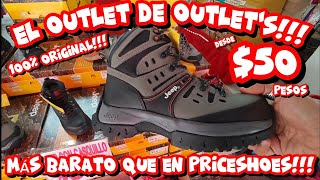 EL OUTLET DE OUTLET'S EN CALZADO 100% ORIGINAL MÁS BARATO DE CDMX DESDE $50 PESOS GOODYEAR JEEP YMAS