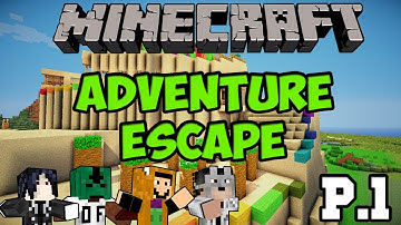 Minecraft - Adventure Escape (Part 1) ft. SCMowns, Slyfoxhound & Remix10tails