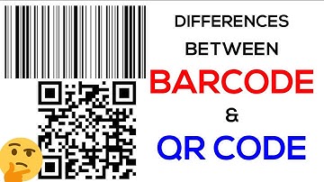 Differences Between Barcode and QR Code. 🤔✈🏭