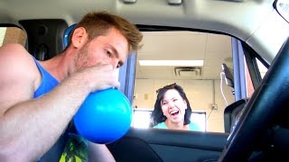 Funny Helium in the Drive Thru! Funny Helium in the Drive Thru!