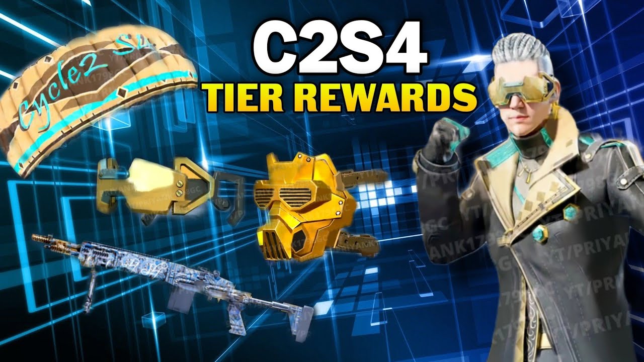 C2S4 TIER REWARDS BGMI/PUBGM | M7 Royal Pass Leaks