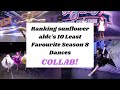 Ranking sunflower aldc&#39;s 10 Least Favourite Season 8 Dances || COLLAB || Dance Moms