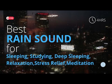 Picture of Best Rain Sound I 4 HOURS of GENTLE NIGHT RAIN Sound- Sleep, Study ...