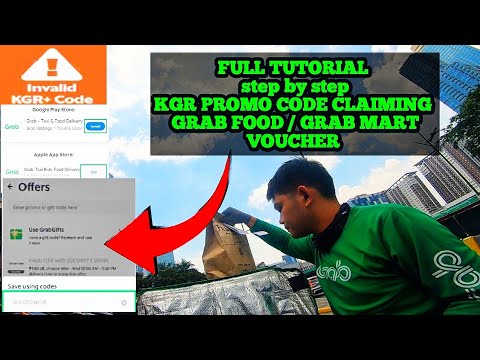 FULL TUTORIAL STEP BY STEP KGR PROMO CODE CLAIMING GRAB FOOD/ GRAB MART VOUCHER LUDOBEMOTOVLOG