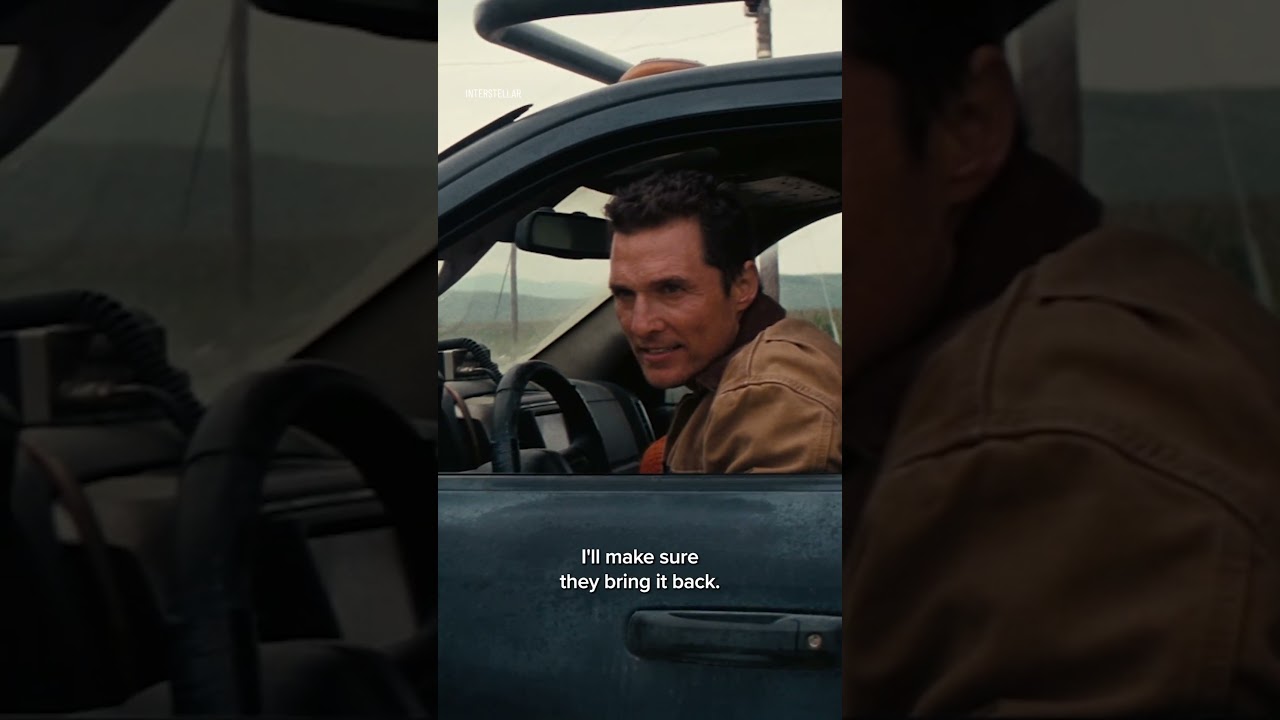 A young Timothée Chalamet stars alongside Matthew McConaughey in Interstellar.