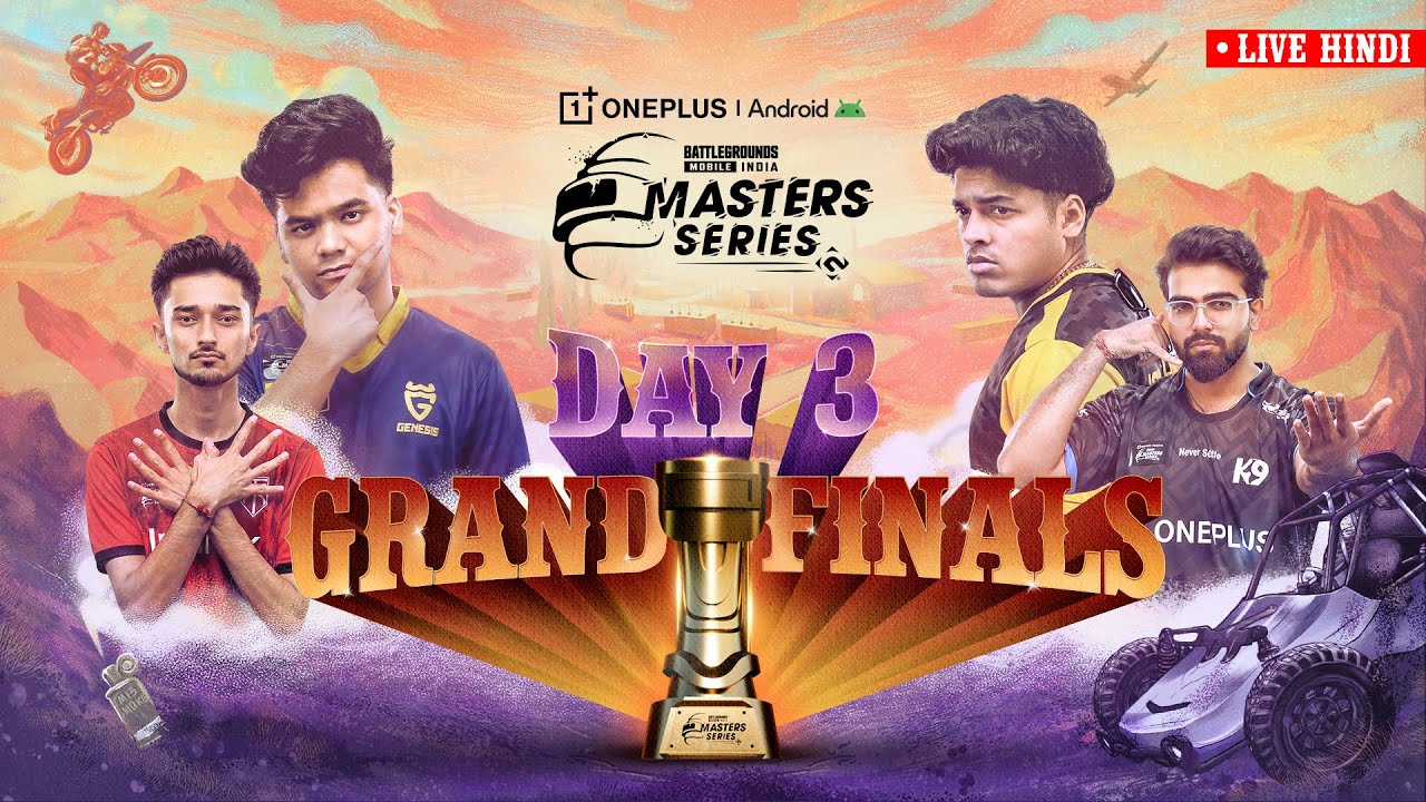 [HINDI] 2025 OnePlus Android BGMS Season 4 | Grand Finals - Day 3