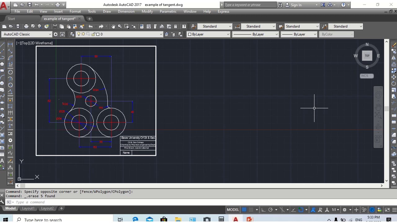 Example part 1 on tangent - YouTube