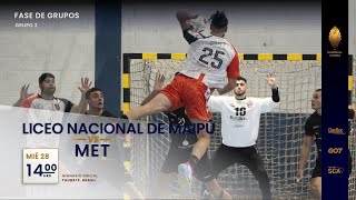 L. N. MAIPÚ (CHI) vs MET (CHI) | HANDBALL SCA CLUBES MASCULINO 2024