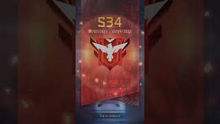 Rank season change | Heroic 2 star ⭐ to Platinum I | Rank push time 🕛 #rankpush #freefire #shorts