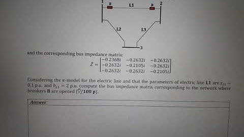 Z bus matrix formation using zero sequence circuit - A practical excercise 04