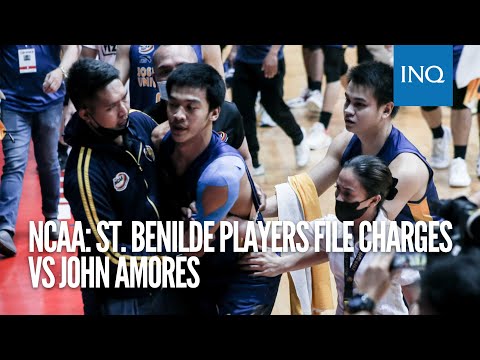 NCAA: St. Benilde players file charges vs John Amores