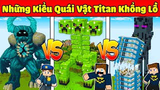 JAYGRAY SÁNG TẠO THÀNH CÔNG NHỮNG KIỂU QUÁI VẬT TITAN KHỔNG LỒ TRONG MINECRAFT*CÁC VỊ THẦN MCPE 😱🔥👑