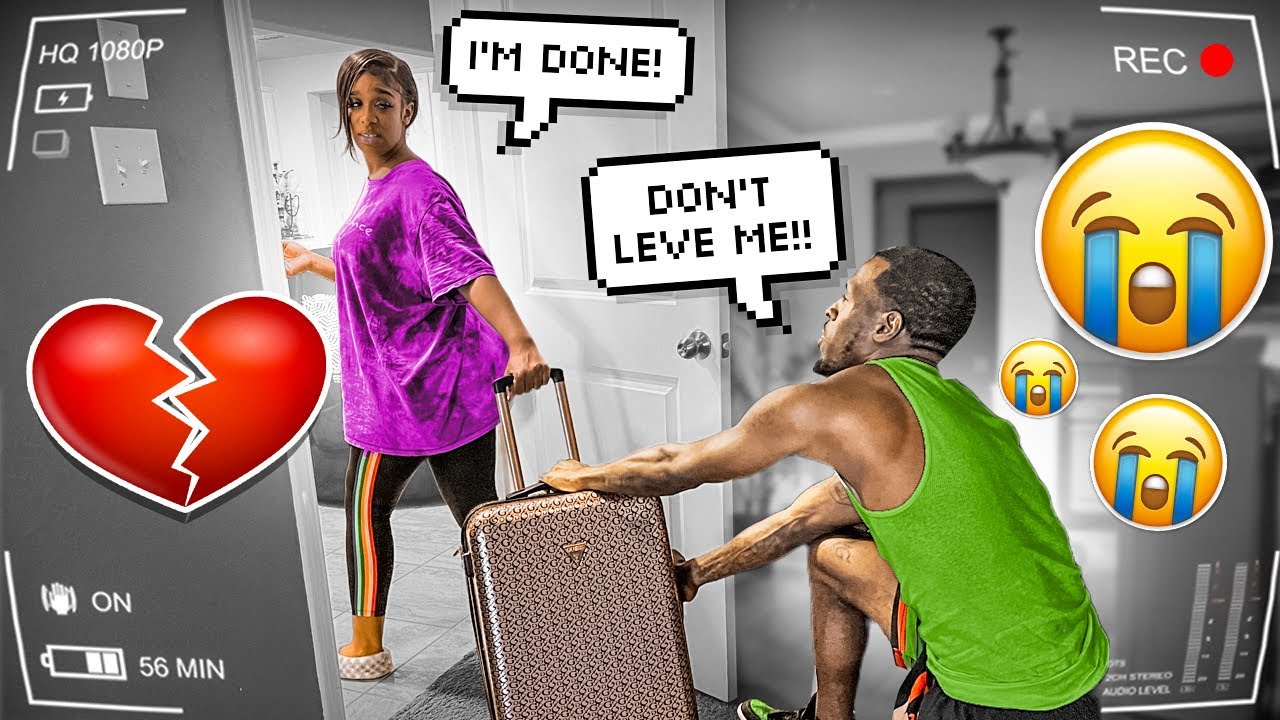 I'M LEAVING I NEED SPACE PRANK ON MY BOYFRIEND  