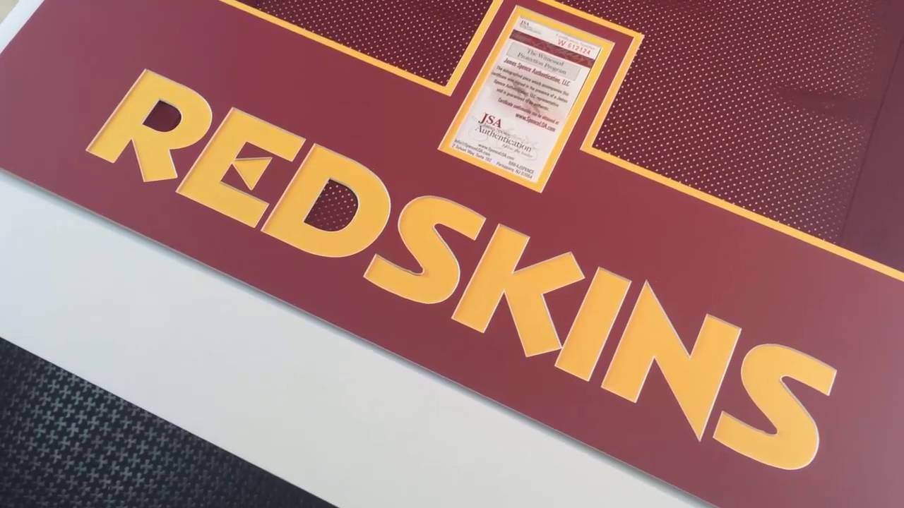 redskins jersey frame