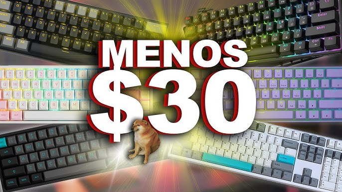 Los 5 Mejores TECLADOS MECÁNICOS Calidad Precio para Jugar y Trabajar 