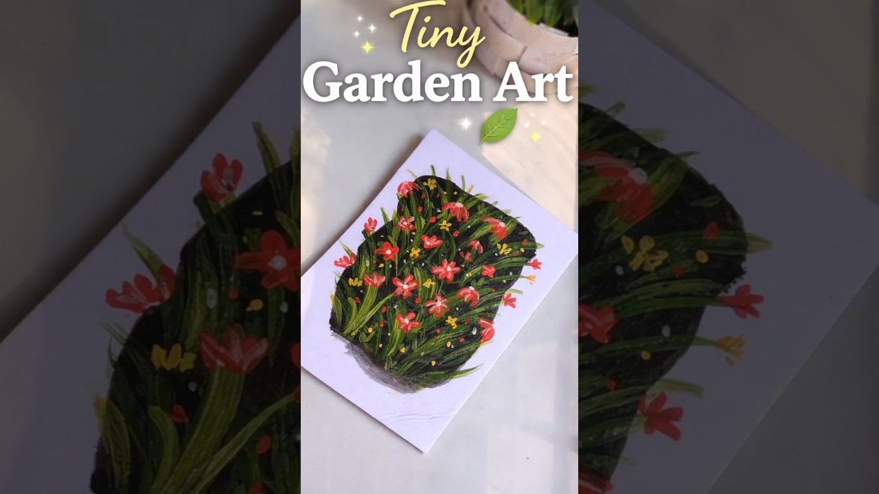 Tiny Garden on Paper 🌿✨#, trending 