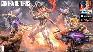 CONTRA RETURNS: English Version - Android / iOS - Story Mod - Gameplay #01 - #GAMER_GAMING