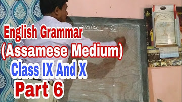 Voice change/active,passive/english grammar/assamese medium