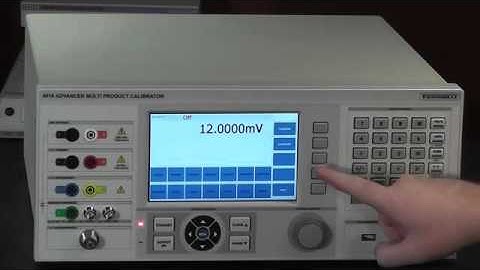 4000 Series Advanced Multiproduct Calibrator