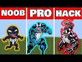Pixel art (NOOB vs PRO vs HACKER) Venom in minecraft
