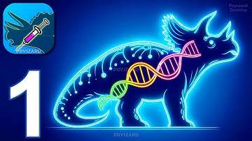 Dino Lab - Gameplay Walkthrough Part 1 - Discover Fossils Create Dinosaurs (iOS, Android)