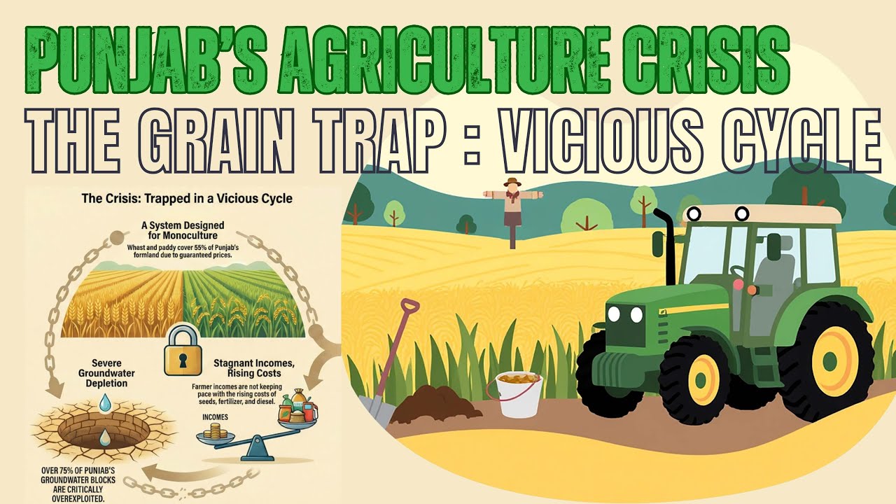 Punjab’s Agrarian Crisis Explained: Water, Debt & The Green Revolution 