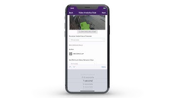TELUS Secure Business | Setting up smart video alerts in the mobile app