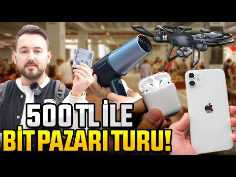 Dolara inat 500 TL ile bit pazarı turu! Neler aldık?