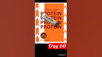 Day 60: How to Design a Protein Bar Poster in Canva | Fitness Product Ad Design 💪