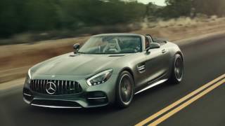 Teaser for 2018 Mercedes-Benz AMG GT Roadster. Anoush @ Mercedes-Benz of Encino