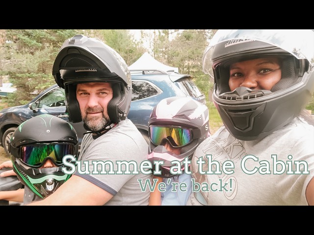 We're Back at the Cabin 🌲 | ATV Rides, Blackstone Setup + Our New Cabin Tent