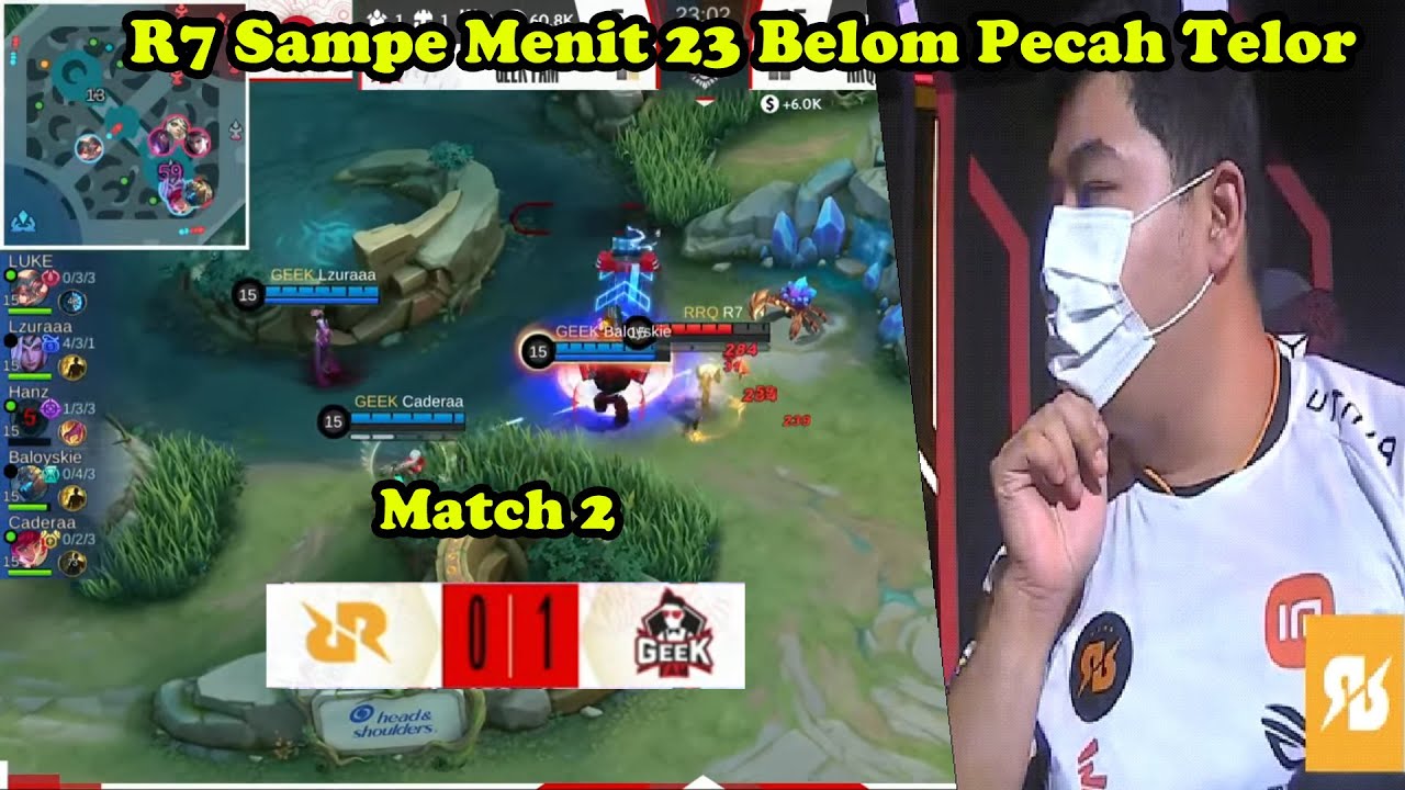 R7 Mengganas Di Match Kedua !! Menit 23 Paquito R7 Belum Tumbang ...