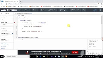 C# Generics Constraints in 5 minutes