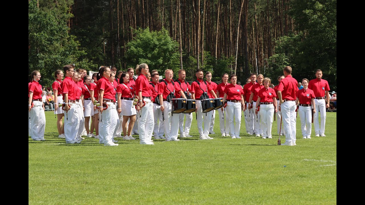 34. Landesmeisterschaft des LMSV in Zabeltitz - Kür Spielmannszug Zabeltitz