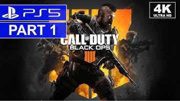 Call of Duty: Black Ops 4 | Part 1 - Ajax / Battery | PS5 Story Walkthrough | [4K, HDR, 60FPS]