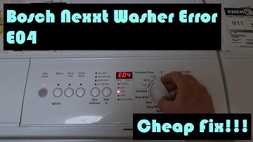 How to Fix Bosch Washer E04 by replacing the 00436440 Drain Pump for Cheap!