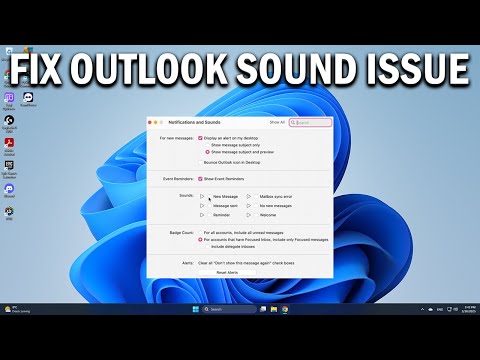 How To Fix Outlook Email Notification Sound Not Working - Easy Fix