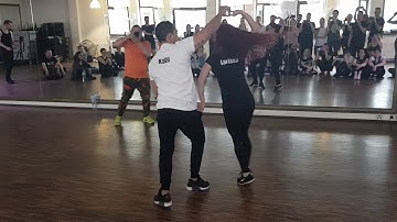 Zouk Wroclove 2019 - Kadu and Larissa - zouk demo - Saturday