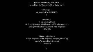 Mini Project 2 - LED Brightness with PWM