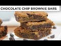 Chocolate Chip Brownie Bars | Vegan + Paleo + Grain-Free