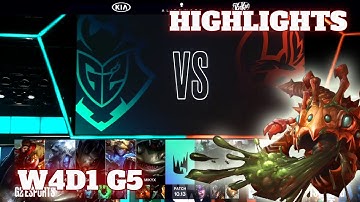 (Highlights) G2 Esports vs Misfits | Week 4 Day 1 S10 LEC Summer 2020 | G2 vs MSF W4D1