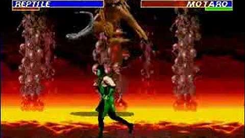Reptile infinite combo vs Motaro