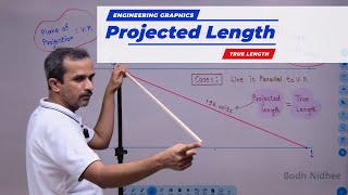 True Length Vs Projected Length I Engineering Graphics I DLS