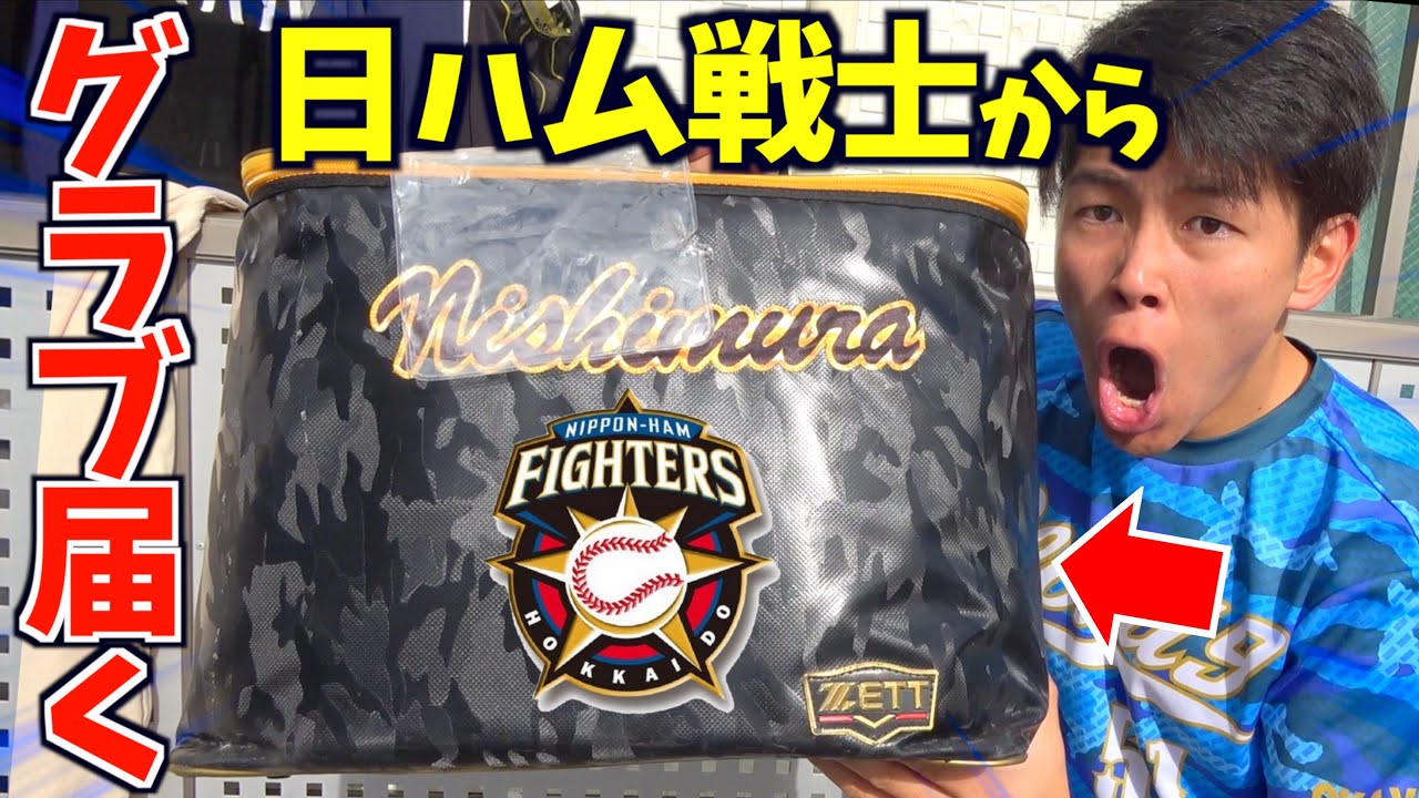 野球をとりあえず遊びでやりたいけどそんなにお金をかけたくない方へのグローブ I received a glove from the Nippon Ham Fightersit's a