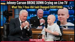 Johnny Carson BROKE DOWN Crying on Live TV — What This 7-Year-Old Said Changed EVERYTHING