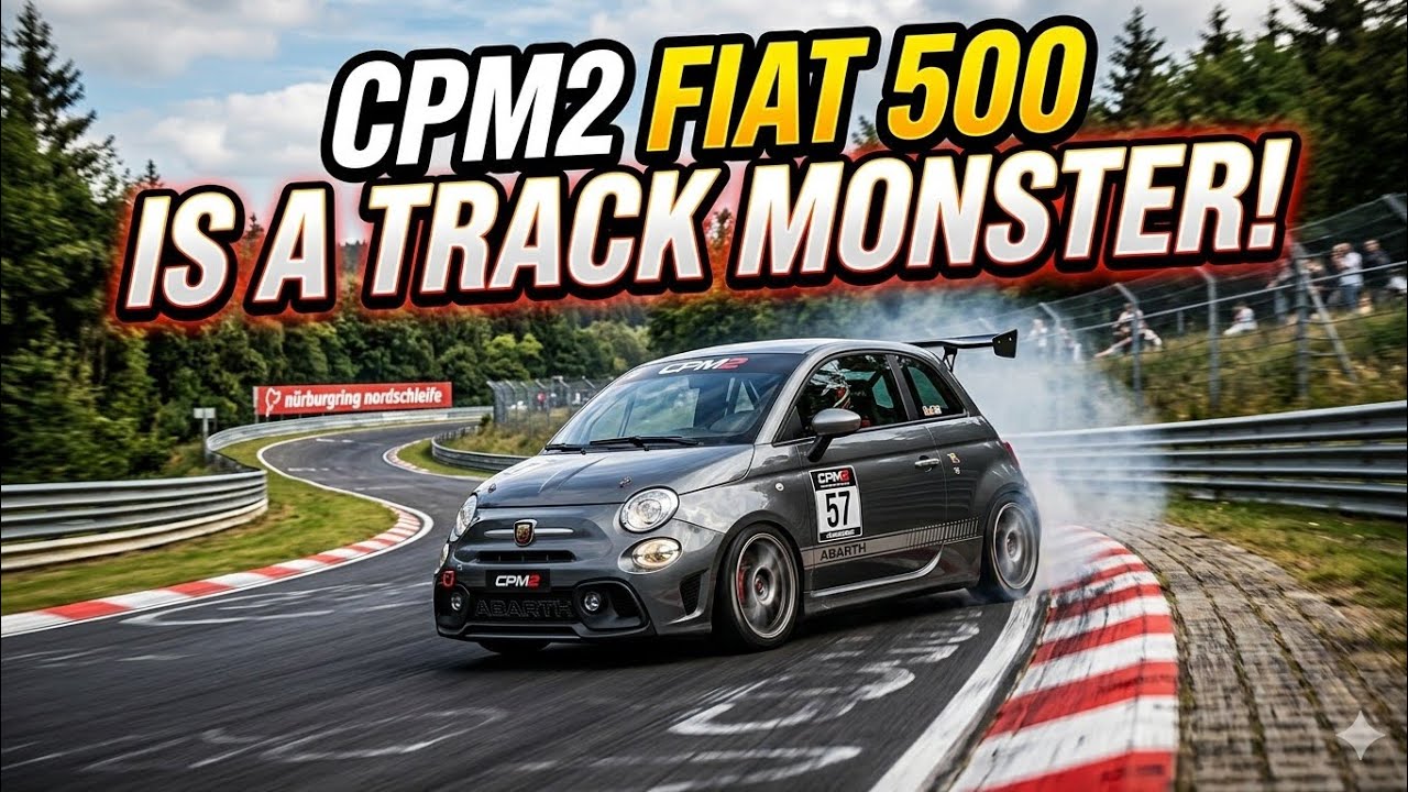 The fiat 500 is a track monster🏎️💨 😎😍|CPM2 - YouTube