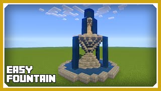 Minecraft: How To Build A Fountain Tutorial This episode of Minecraft Build Tutorial is focused on a quick, simple and easy, fountain 
