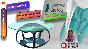 modeling tabel parametric - tutorial 3d max - 3ds max modeling - 3ds max 2023 - 3ds max tutorial