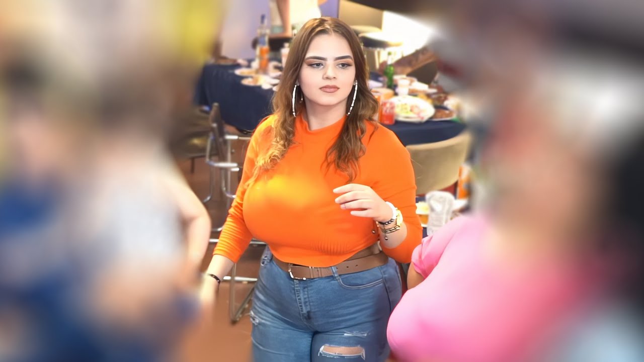Orange Sweater With Jeans