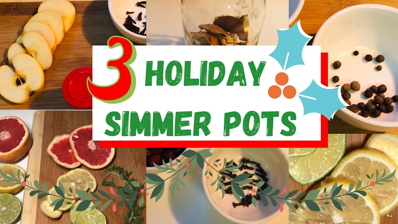🎄 DIY SIMMER POT RECIPES | 3 WAYS TO MAKE YOUR HOME SMELL AMAZING THIS WINTER | CHRISTMAS 2019